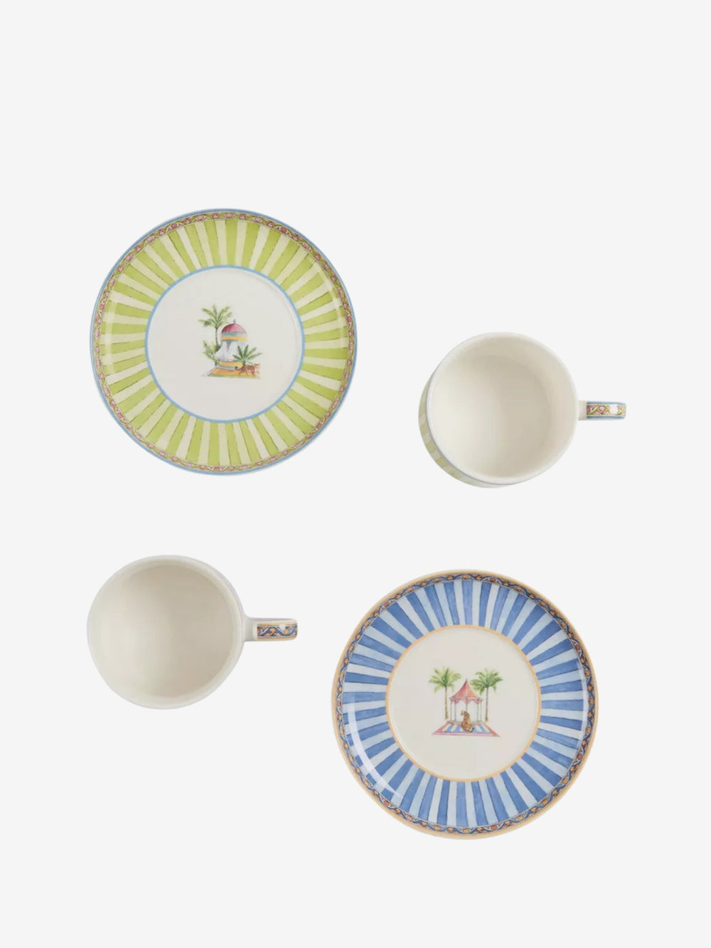 Lisa Corti Tea Set Porcelain Sariska Assorted Unica