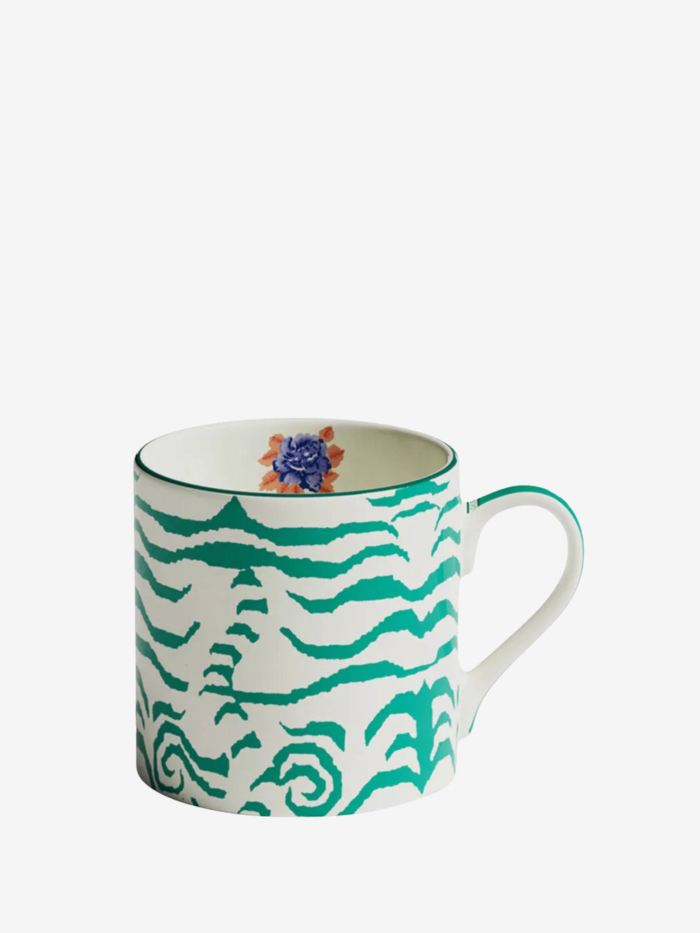 Lisa Corti Mug Porcelain Indian Tiger Veronese Unica