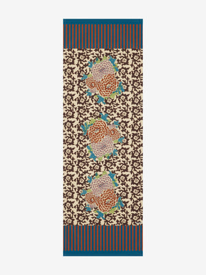 Lisa Corti Arabesque Corolla 180X350 Natural-Coffee