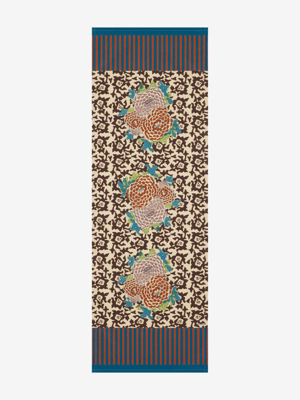 Lisa Corti Arabesque Corolla 180X350 Natural-Coffee