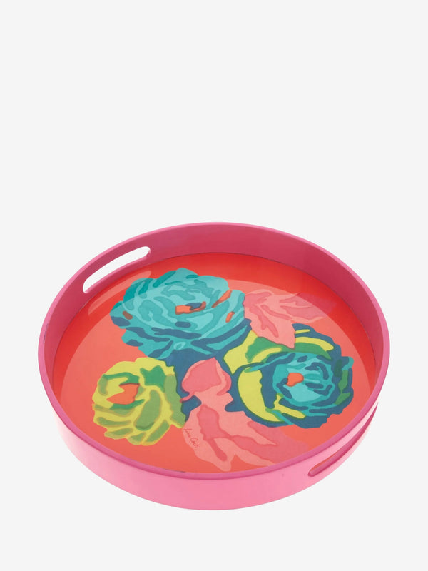 Lisa Corti Tray 35X35 Nizam Flw Geranium 35X35