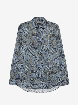 Etro Shirt Roma Paisley Print Multi