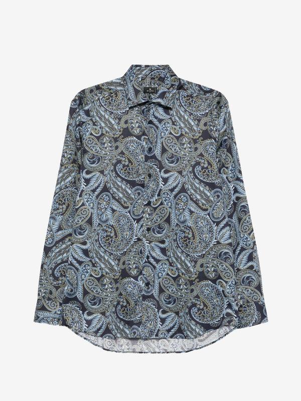 Etro Shirt Roma Paisley Print Multi
