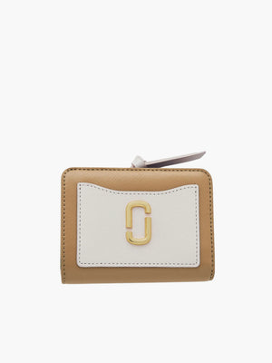 Marc Jacobs Wallet Mini Compact Utility Snapshot SLG Camel/Multi