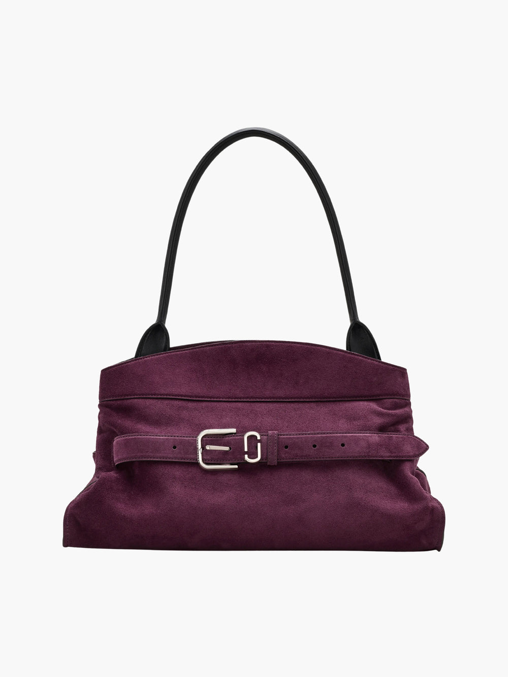 Marc Jacobs Bag Satchel Suede Dakota Dark Plum