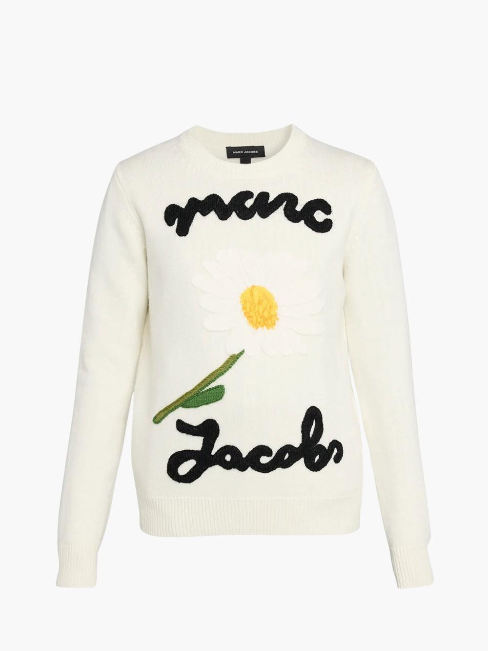 Marc Jacobs Sweater Marc Is Joy Jacquard Ivory