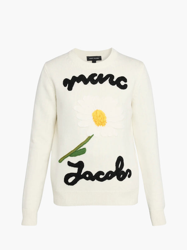 Marc Jacobs Sweater Marc Is Joy Jacquard Ivory