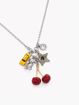 Marc Jacobs Trinket Charm Cluster Silver/Multi