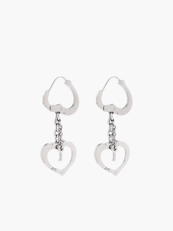 Marc Jacobs Heart Handcuff Earrings Light Anti