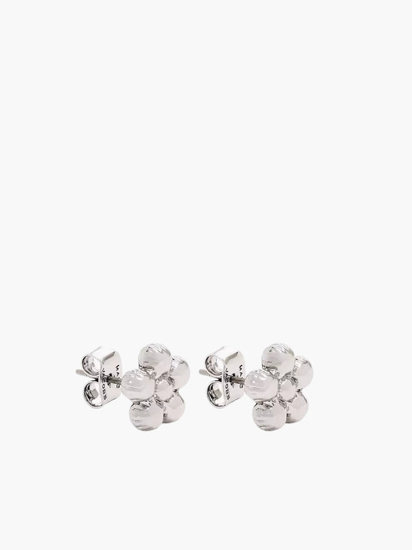 Marc Jacobs Daisy Balloon Stud Earrings Silver