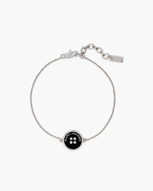 Marc Jacobs Bracelet Button Chain Silver/Black