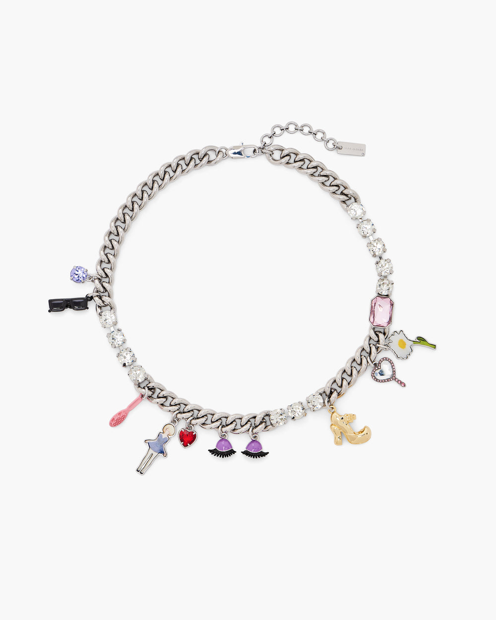 Marc Jacobs Necklace Dollhouse Charm Silver/Multi