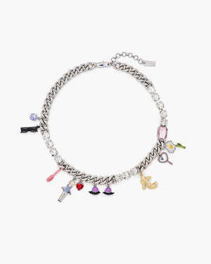 Marc Jacobs Necklace Dollhouse Charm Silver/Multi