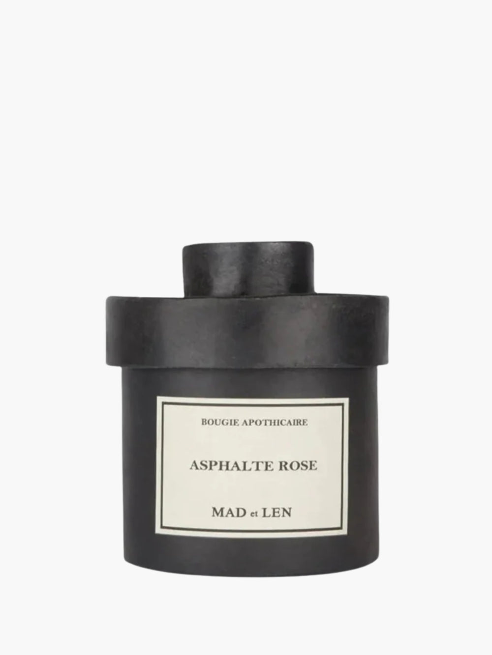Mad Et Len   Bougie Monarchia Large Black Wax (Asphalte Rose)