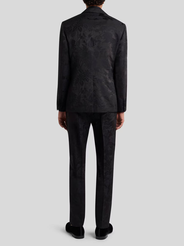 Etro Blazer Evening Peacock-Floral Black-Multi