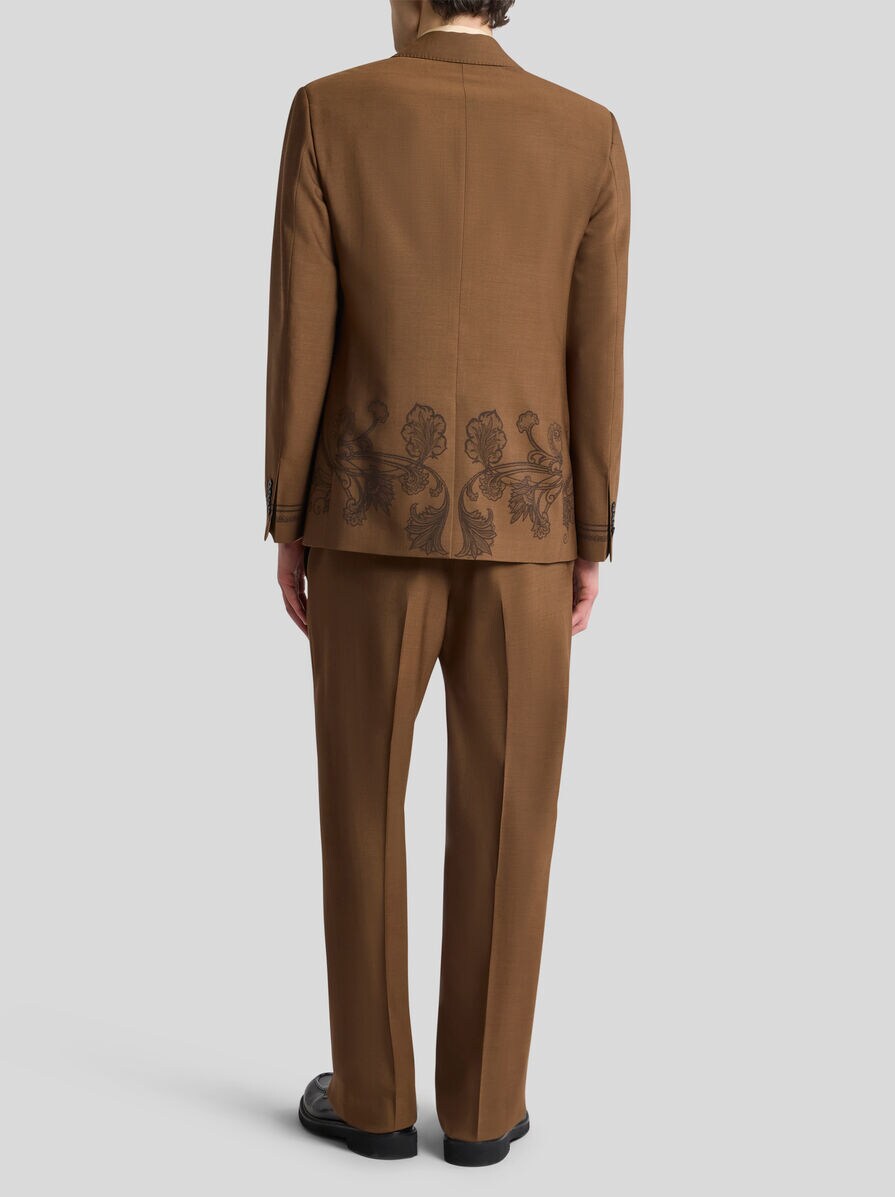 Etro Blazer Floral Print Brown