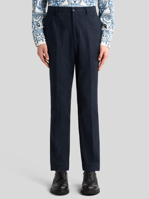 Etro Pants Roma Black