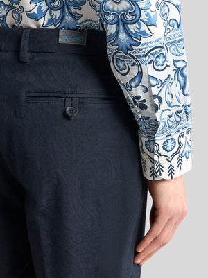 Etro Pants Roma Black