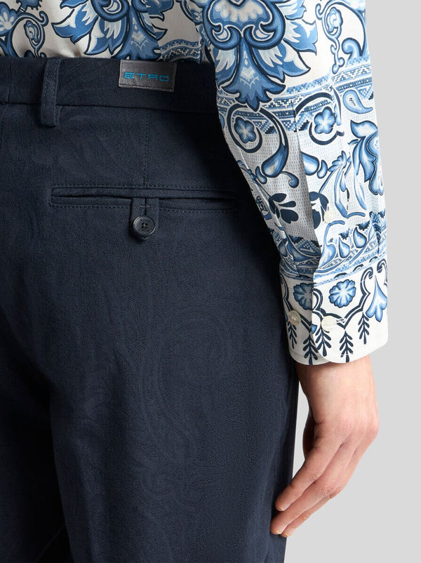 Etro Pants Roma Black