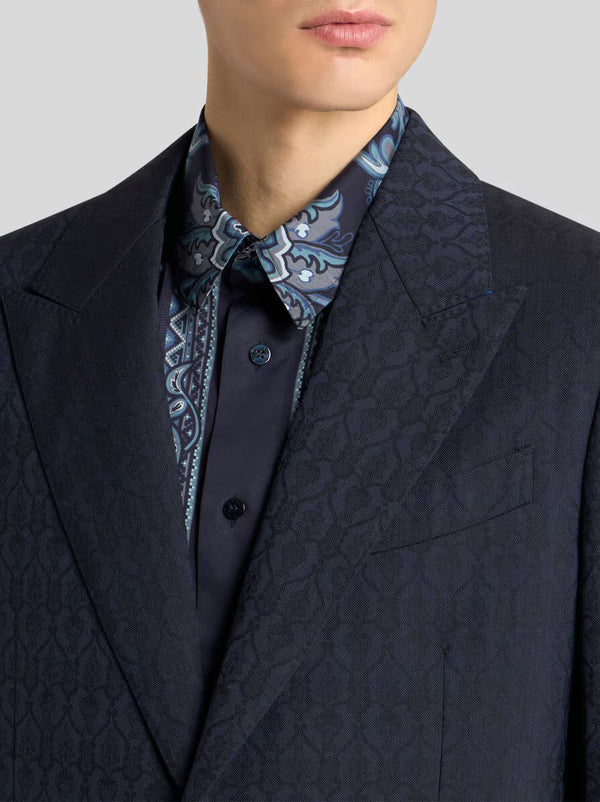 Etro Blazer Event Suit Roma Black
