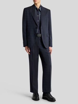 Etro Blazer Event Suit Roma Black