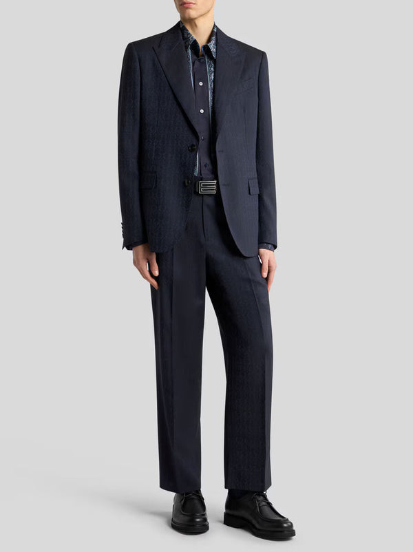 Etro Blazer Event Suit Roma Black