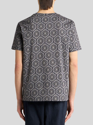 Etro T-Shirt Roma Paisley Print Multi