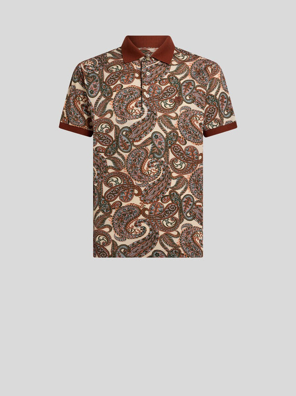 Etro Golfer Roma Paisley Print Multi