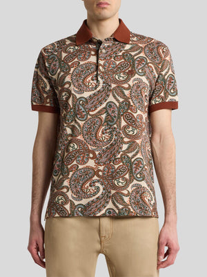 Etro Golfer Roma Paisley Print Multi