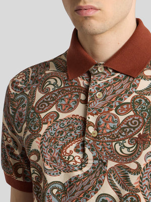 Etro Golfer Roma Paisley Print Multi