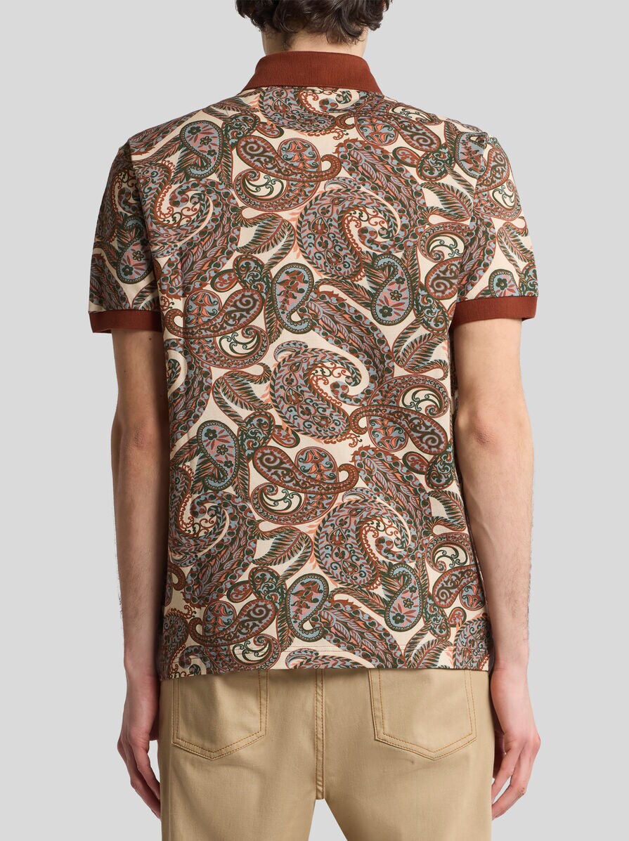 Etro Golfer Roma Paisley Print Multi