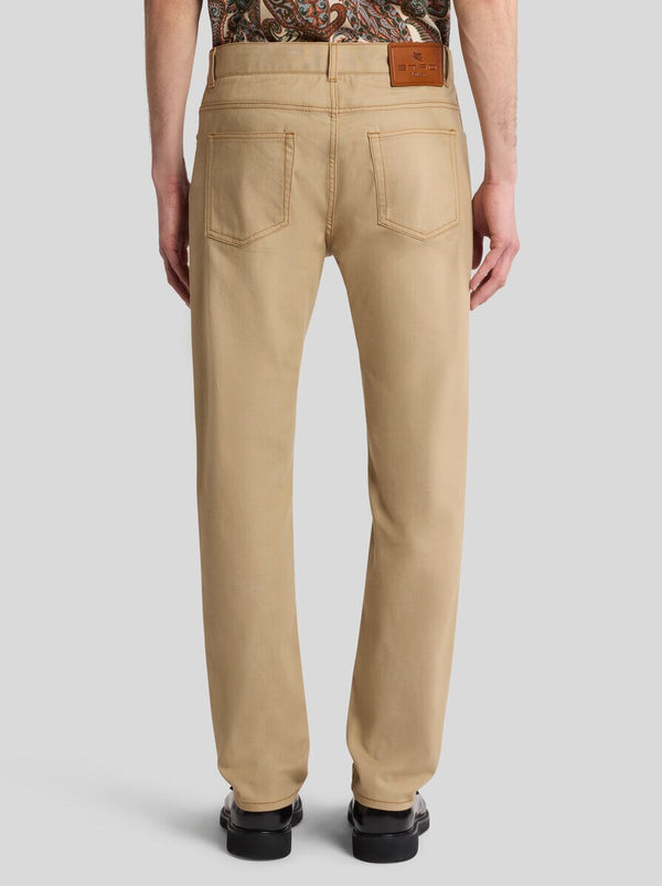 Etro Denim Jeans Roma Tan