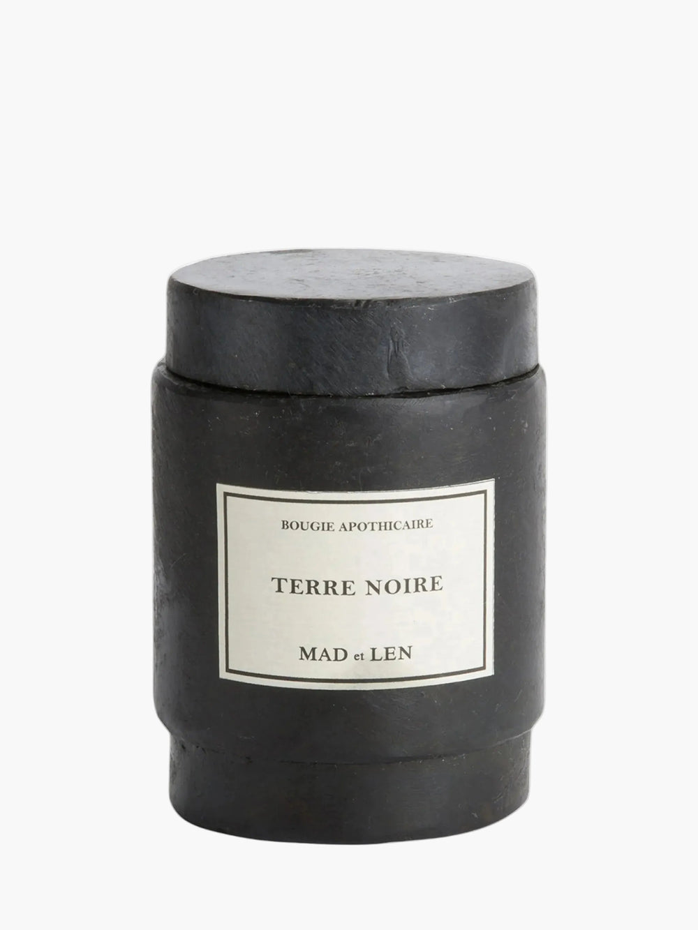 Mad Et Len   Bougie Monarchia Large Black Wax (Terre Noire