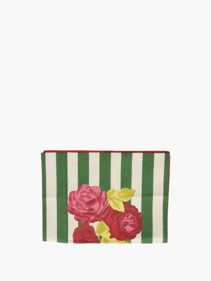 Lisa Corti Tablecloth 180X270 Nizam Stripes Green-Natural