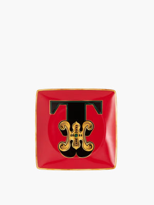 Versace  Holiday Alphabet T 1 Bowl 12 Cm Sq. Flat