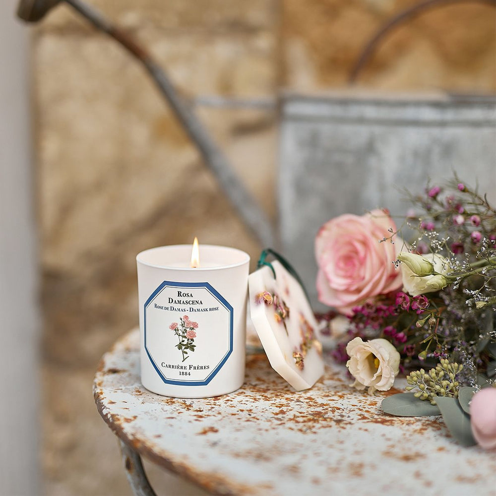 Carriere Freres Scented Candle 185G Damask Rose